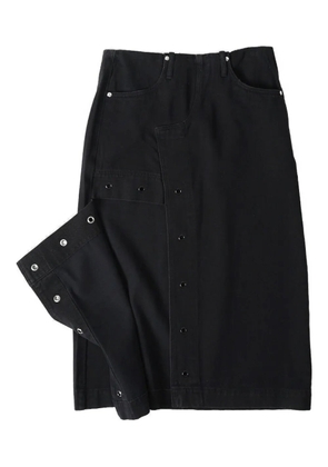 House of Sunny Half Cut skirt - Black