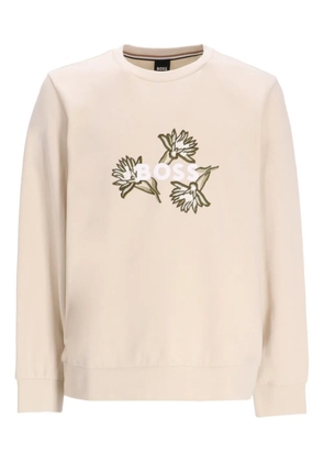 BOSS cotton sweatshirt - Neutrals