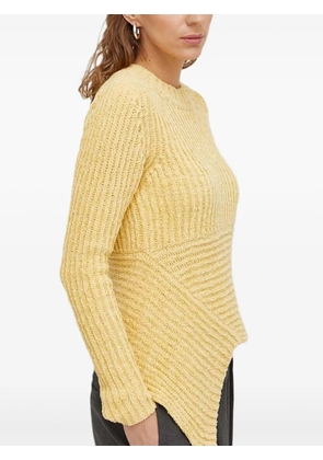 lovechild asymmetric sweater - Yellow