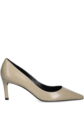 BOSS pointed-toe leather pumps - Neutrals