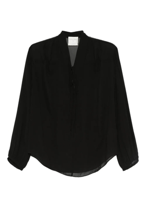 Forte Forte sheer blouse - Black
