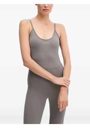 GUESS USA logo-embellished jumpsuit - Grey