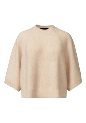 Fabiana Filippi sequin-embellished raglan-sleeve jumper - Neutrals