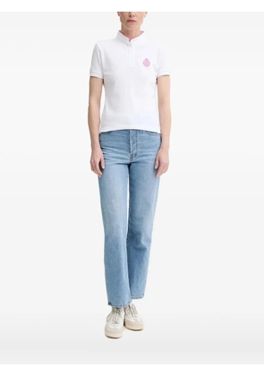 The Kooples embroidered-logo polo top - White