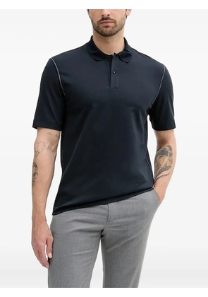 BOSS stitch polo shirt - Blue