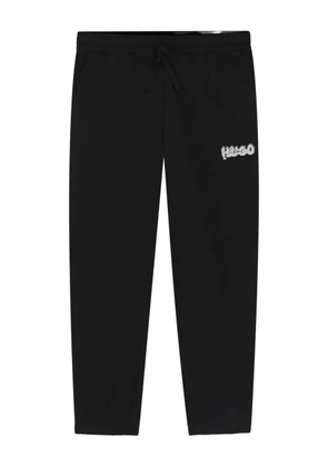HUGO logo-embroidered sweatpants - Black