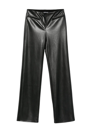 Patrizia Pepe coated flare trousers - Black