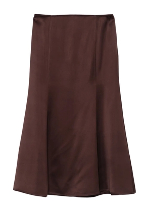 HERSKIND A-line midi skirt - Brown