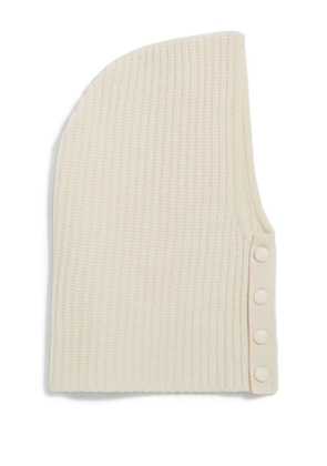 Claudie Pierlot ribbed-knit balaclava - Neutrals