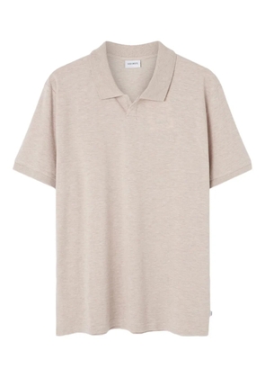 Les Deux Piqué Polo 2.0 embroidered-logo T-shirt - Neutrals