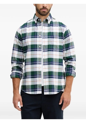 Gant checked Oxford shirt - White