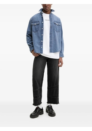 Desigual frayed-hem jeans - Black