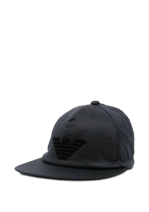 Emporio Armani logo-patch baseball cap - Blue