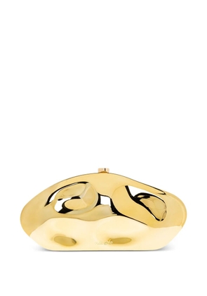 Cult Gaia metallic-effect sculpted mini bag - Yellow