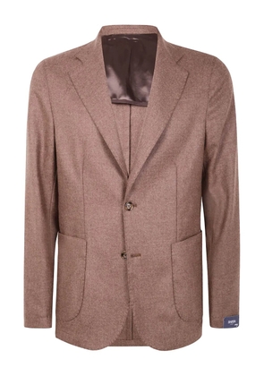 Barba patch-pocket wool blazer - Neutrals