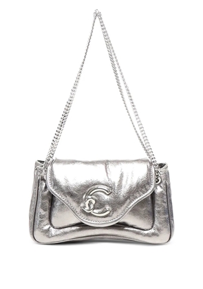 Coccinelle C-Me leather shoulder bag - Silver