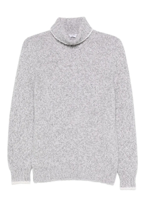 Gran Sasso turtleneck wool sweater - Grey