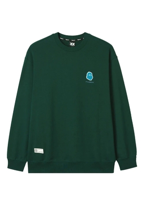 FINGERCROXX embroidered logo sweatshirt - Green
