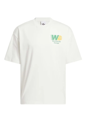 adidas Worldwide Hoops Spotlight GFX T-shirt - White