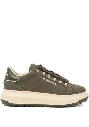 Karl Lagerfeld lace-up platform sneakers - Green