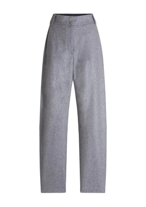 BOSS press-stud straight trousers - Grey