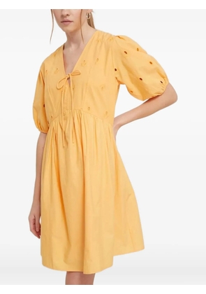 Desigual puff-sleeve mini dress - Yellow