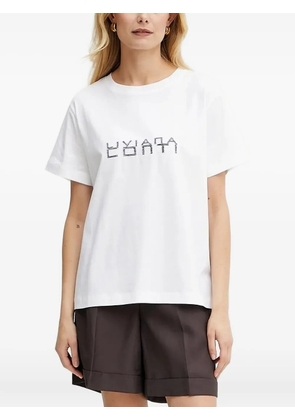 Liviana Conti embroidered-logo T-shirt - White