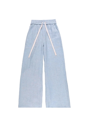 TWP Main St. drawstring-detail pants - Blue