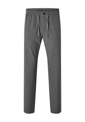 SELECTED drawstring trousers - Grey