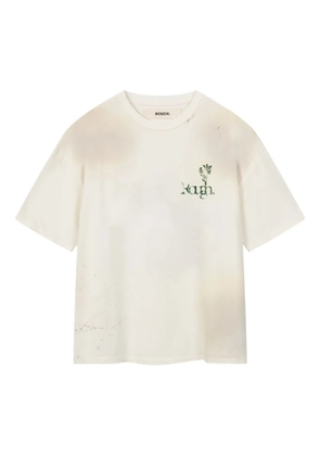 ROUGH. logo-print T-shirt - White