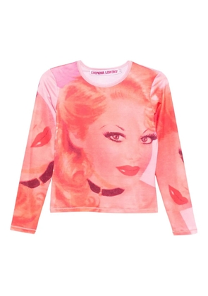 Chopova Lowena Pinky T-shirt - Red
