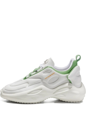 Leandro Lopes Mining logo-detail sneakers - White