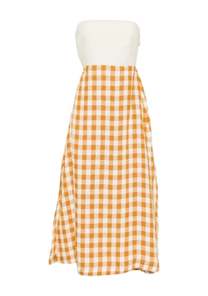 casa raki Penelope dress - Yellow