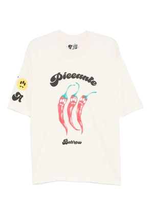 BARROW crew-neck T-shirt - White