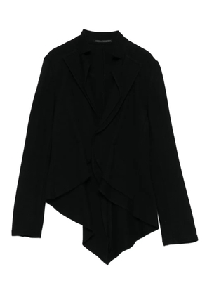 Yohji Yamamoto asymmetric jacket - Black