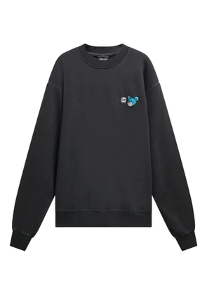 INBETWEENERS embroidered crew-neck sweatshirt - Black