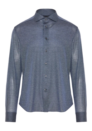 Corneliani longsleeved button-down shirt - Blue