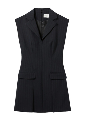 Claudie Pierlot pinstripe sleeveless dress - Black