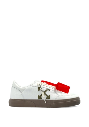 Off-White arrow-appliqué leather sneakers