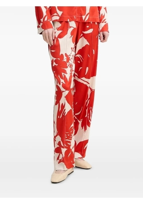 Marc O'Polo floral-print trousers - Red