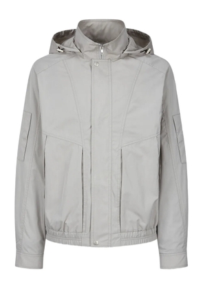 TOMBOY hooded drawstring jacket - Grey