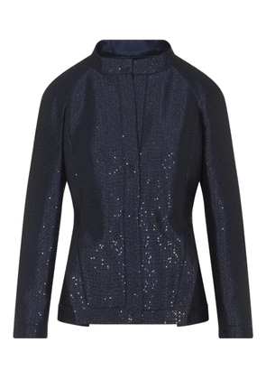 Giorgio Armani sequin-embellished jacket - Blue