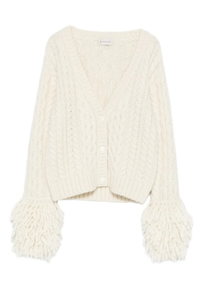Moncler alpaca wool-blend cardigan - White