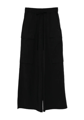 Thom Krom elasticated-waistband trousers - Black