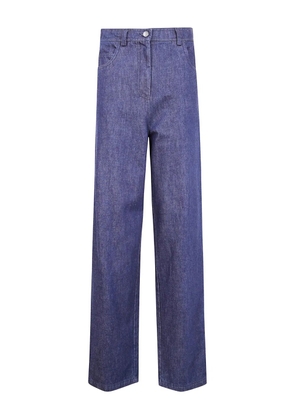 Aviù high-waisted jeans - Blue