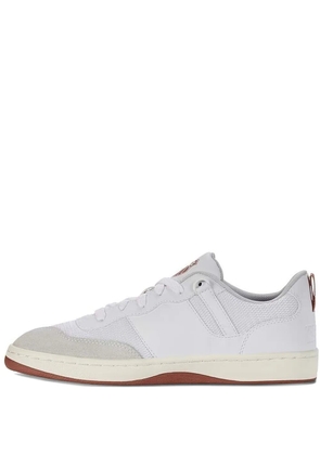 K-Swiss mesh-panel leather lace-up sneakers - White