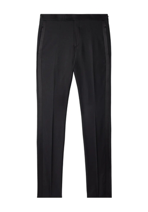 Paul Smith side-stripe concealed-fastening trousers - Black