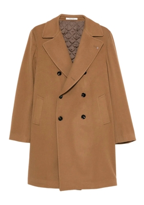Tagliatore double-breasted coat - Brown