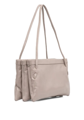 BY FAR 31165967 leather shoulder bag - Neutrals