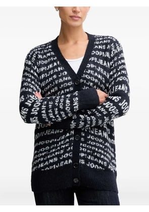 Joop! buttoned-patterned cardigan - Blue